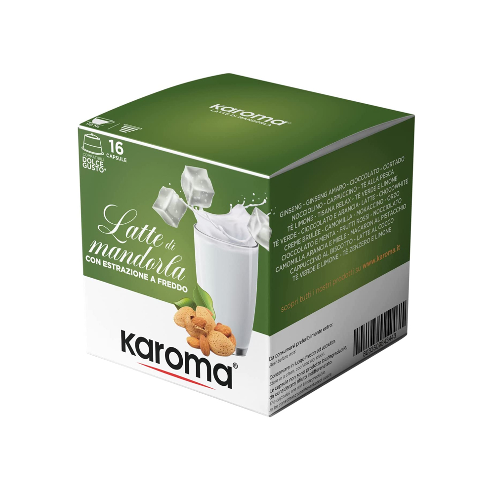 Compatibili Nescafè Dolce Gusto*  Latte di mandorla – Karoma Caffè